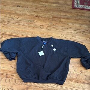 Men's Black New Orleans Saints Pullover